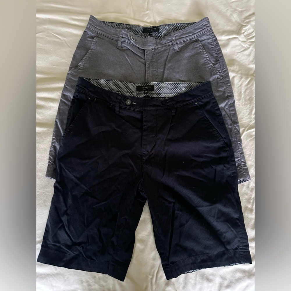 Two Ted Baker Men’s Shorts - Size 30